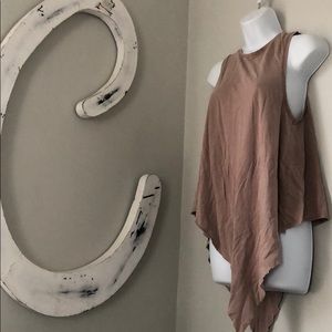 Ha&M Mauve Diagonal Tunic/Top